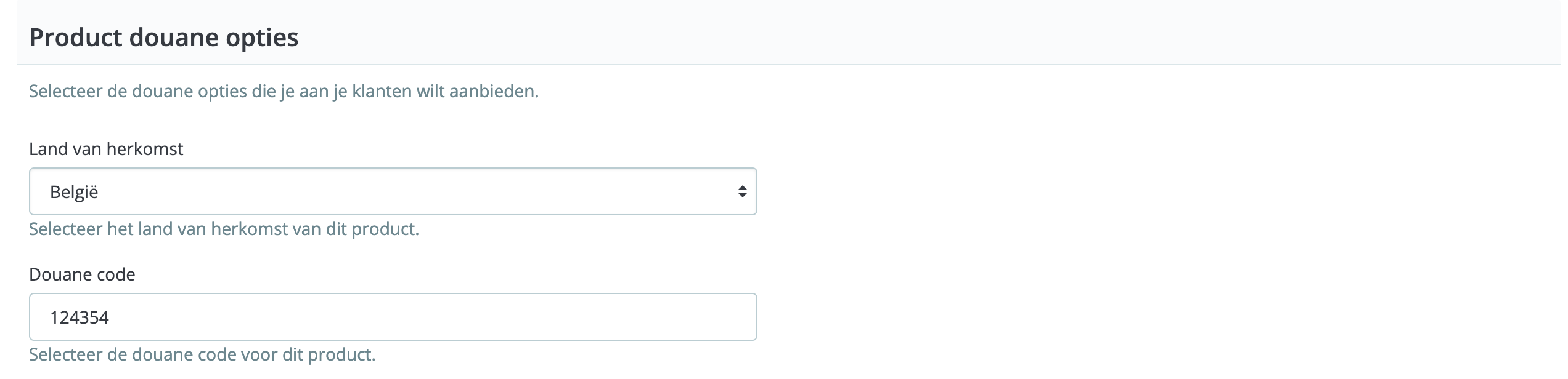 MyParcel PrestaShop plugin instellingen op productniveau 2
