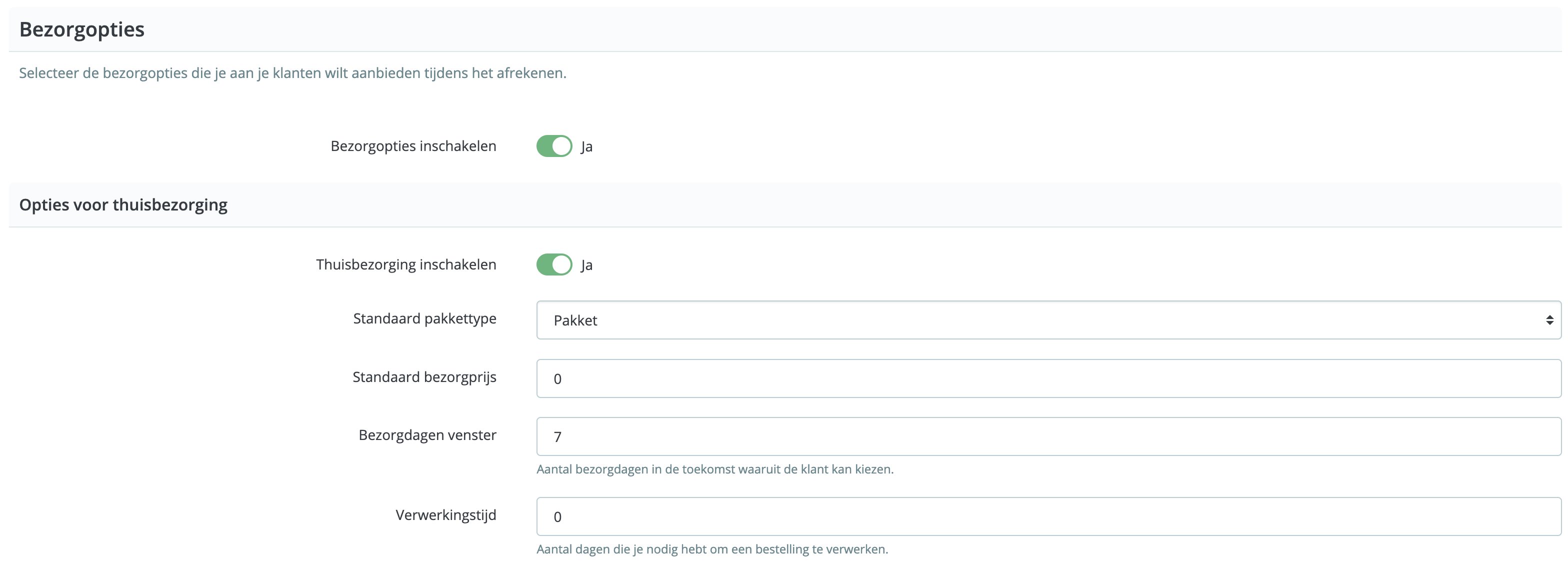 MyParcel PrestaShop plugin standaard exportinstellingen DHL for you retour
