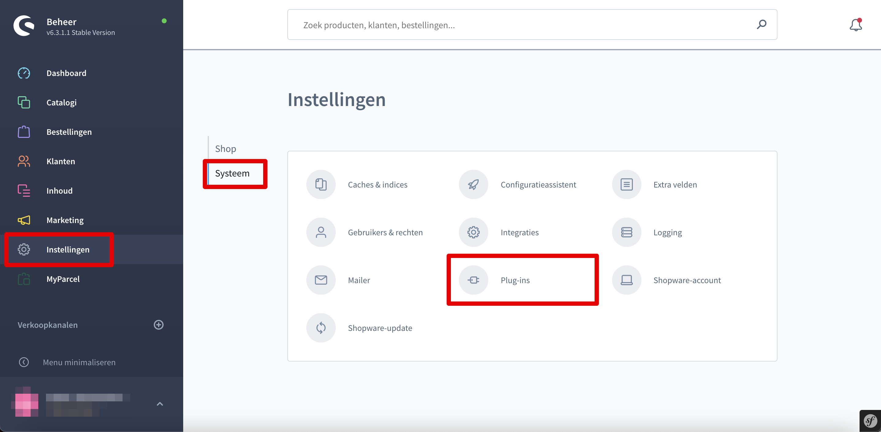 Shopware handmatige installatie